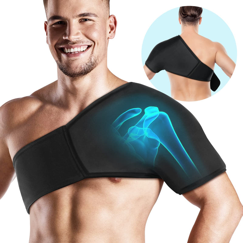 Tolaccea Shoulder Ice Pack Rotator Cuff Cold Therapy, Reusable Shoulder Ice Pack Wrap Gel Cold Pack for Injuries, Hot & Cold Compress for Shoulder Pain Relief, Tendonitis, Bursitis - NewNest Australia