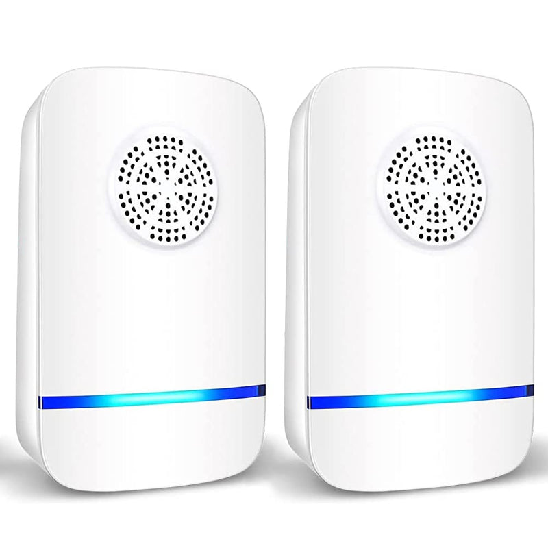 EcoMyLife Ultrasonic Pest Repeller 2 Pack, Insect Control, Spider Repellent, Plug in Indoor Mouse Deterrent, Anti Moths, Ants, Bed Bugs, Fleas, Cockroaches, Flies, Spider, Wasp Classic Style 2 Pack - NewNest Australia