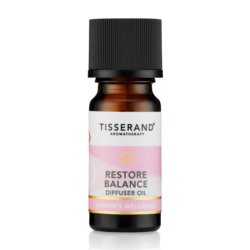 Tisserand Aromatherapy Restore Balance Diffuser Oil 9ml Perimenopause, Menopause & Menstruation Support for Women Rose, Clary Sage & Geranium 100% Natural Essential Oils, 9ml (Pack of 1) - NewNest Australia