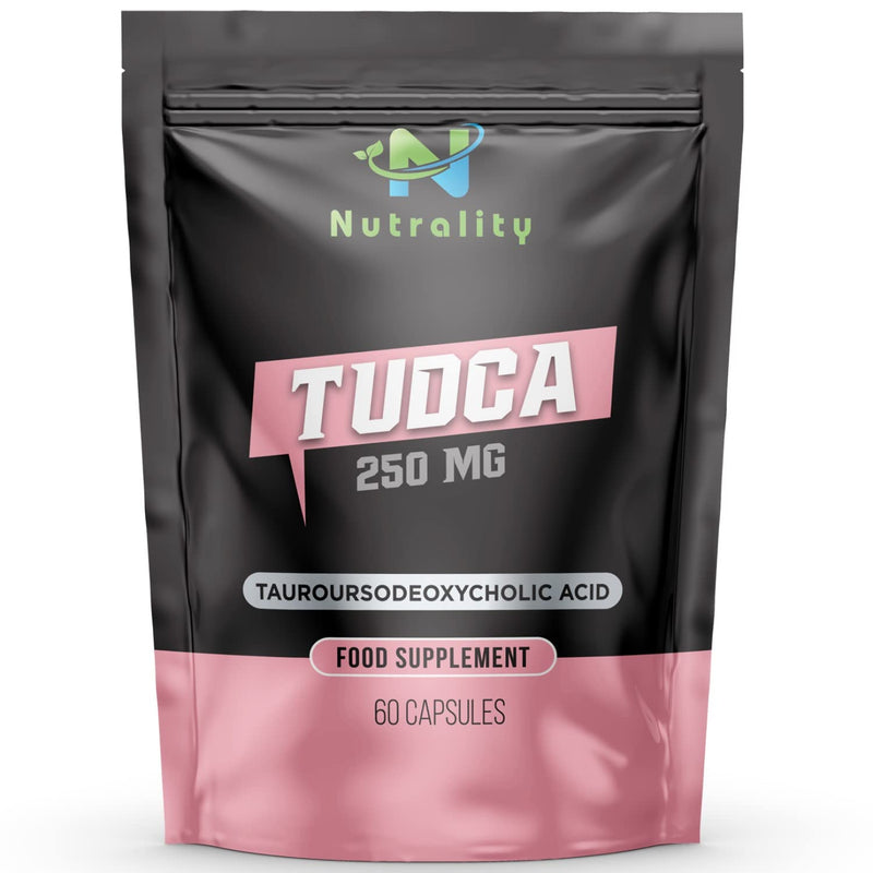 Nutrality Tudca Supplement 250mg - 60-Day Supply Tudca Bile Salts for Liver Cleanse Detox and Repair - Brain Health, Mitochondria Support, Gut Microbiome Booster - Suitable for Vegans & Vegetarians - NewNest Australia