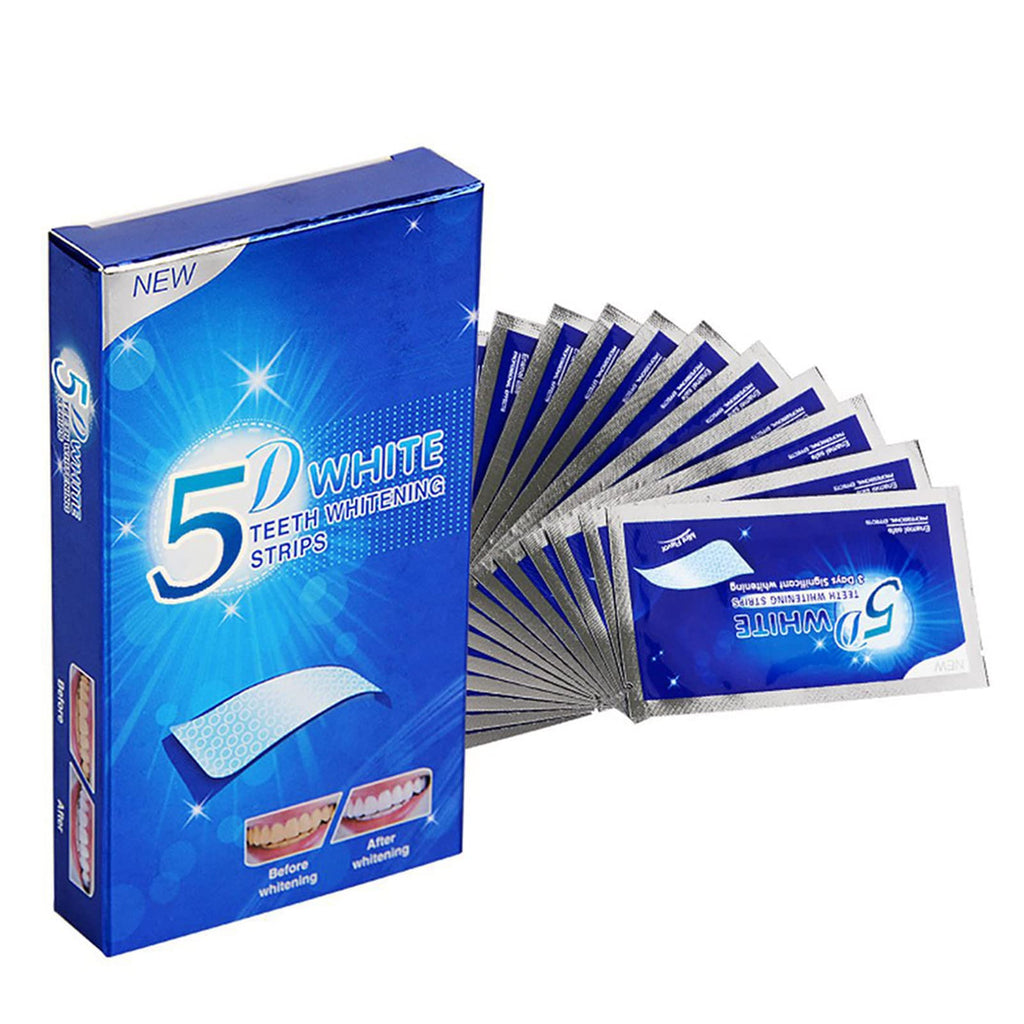 Teeth Whitening Strips, Tooth Whitening Kits for Sensitive Teeth White Strips Teeth Whitener for Removing Smoking Coffee Stain Effective Home Use Tooth Whitening Kit 28 Pcs - NewNest Australia